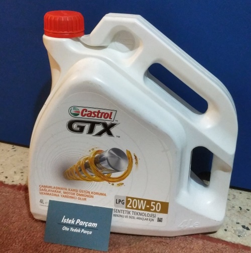 Castrol-0001 Ankara Castrol GTX LPG Motor Yağı 20W50 (4 Litre)