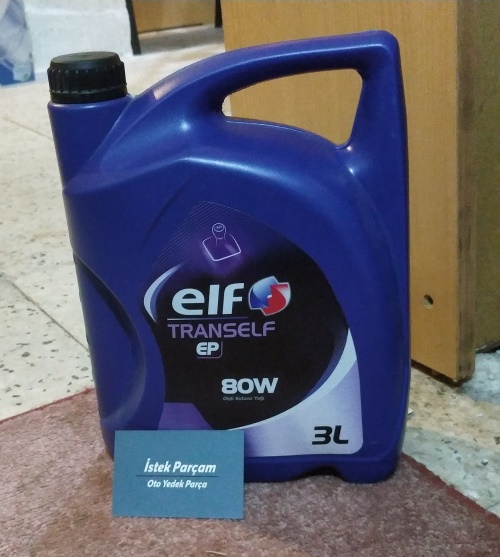 ELF-0002 Ankara ELF Tranself EP Şanzıman Yağı 80W (3 Litre)