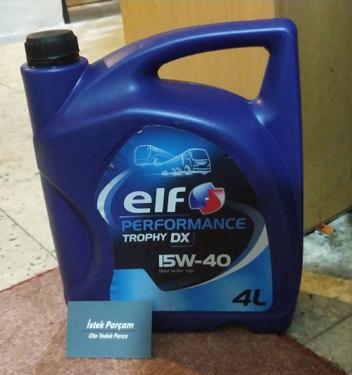 ELF-0001 Ankara ELF Performance Trophy DX Motor Yağı 15W40 (4 Litre)