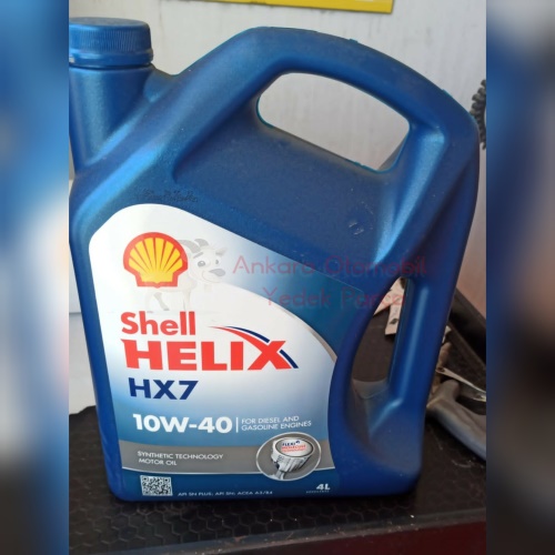 Shell-0001 Ankara Shell Helıx HX7 Motor Yağı 10W40 (4 Litre)