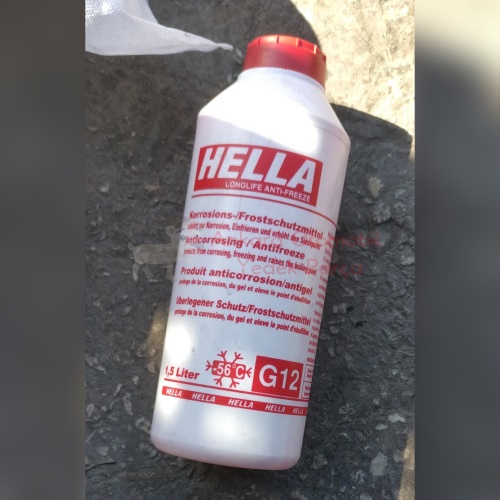 Hella-0001 Ankara Hella Antifriz Kırmızı -56 (1.5 Litre) 